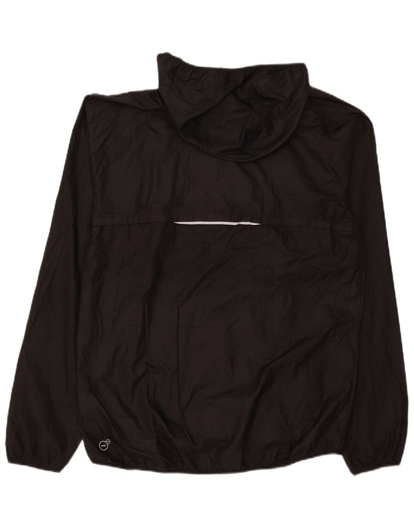 Giacca antipioggia con cappuccio da donna Puma UK 16 Large Nero Poliestere