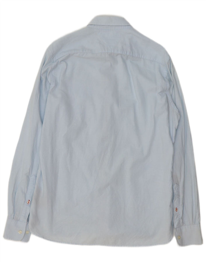 TOMMY HILFIGER Mens Custom Fit Shirt Small Blue Cotton