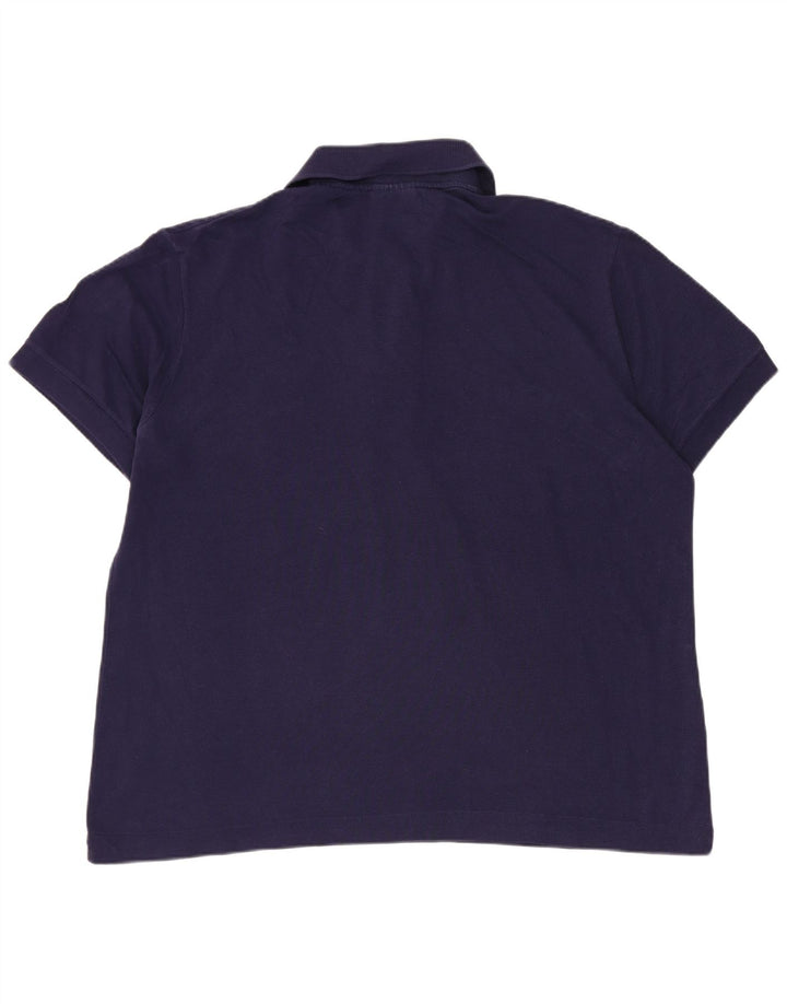 Polo da uomo Lacoste taglia 5 grande in cotone blu navy