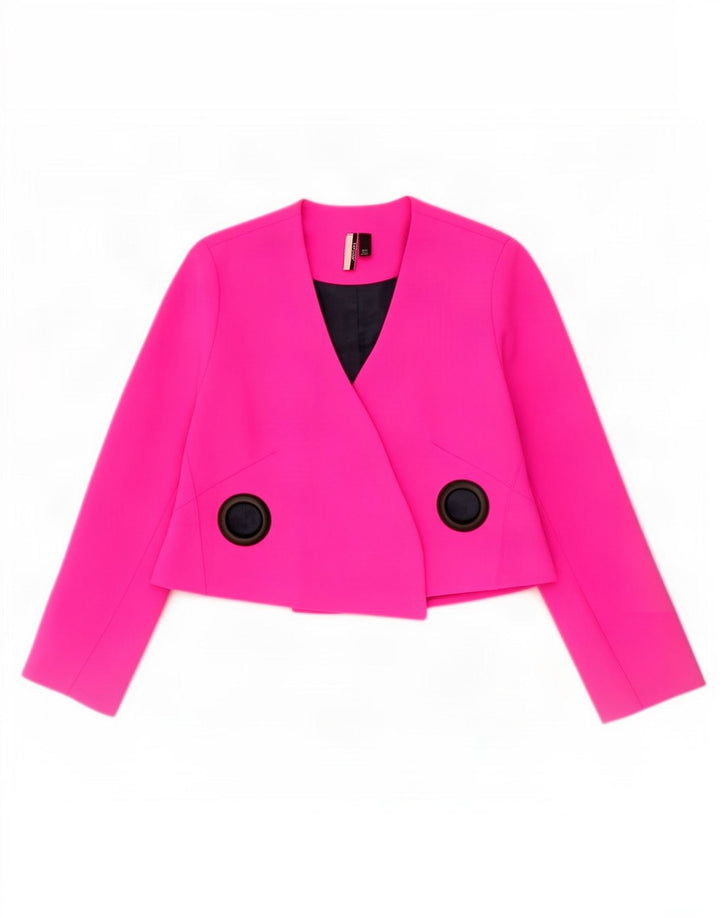 Topshop Giacca Bolero da donna UK 8 Small Rosa Poliestere