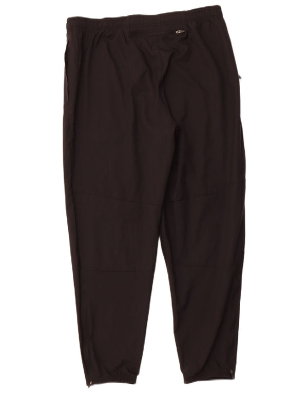 NIKE Pantaloni da tuta da donna Dri Fit Joggers UK 14 Large Nero Poliestere