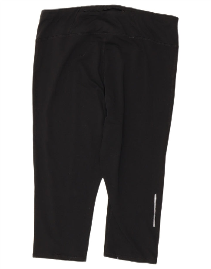 Leggings Capri da donna Marks & Spencer UK 16 grandi sportivi in poliestere nero