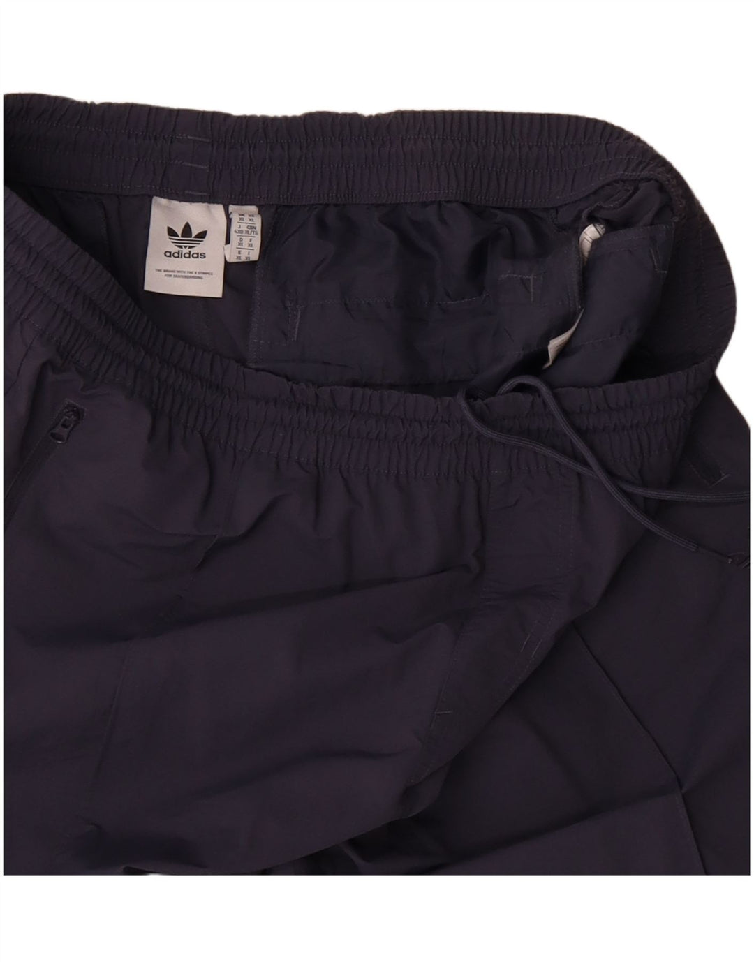 Pantaloni da tuta da uomo ADIDAS XL in nylon blu navy