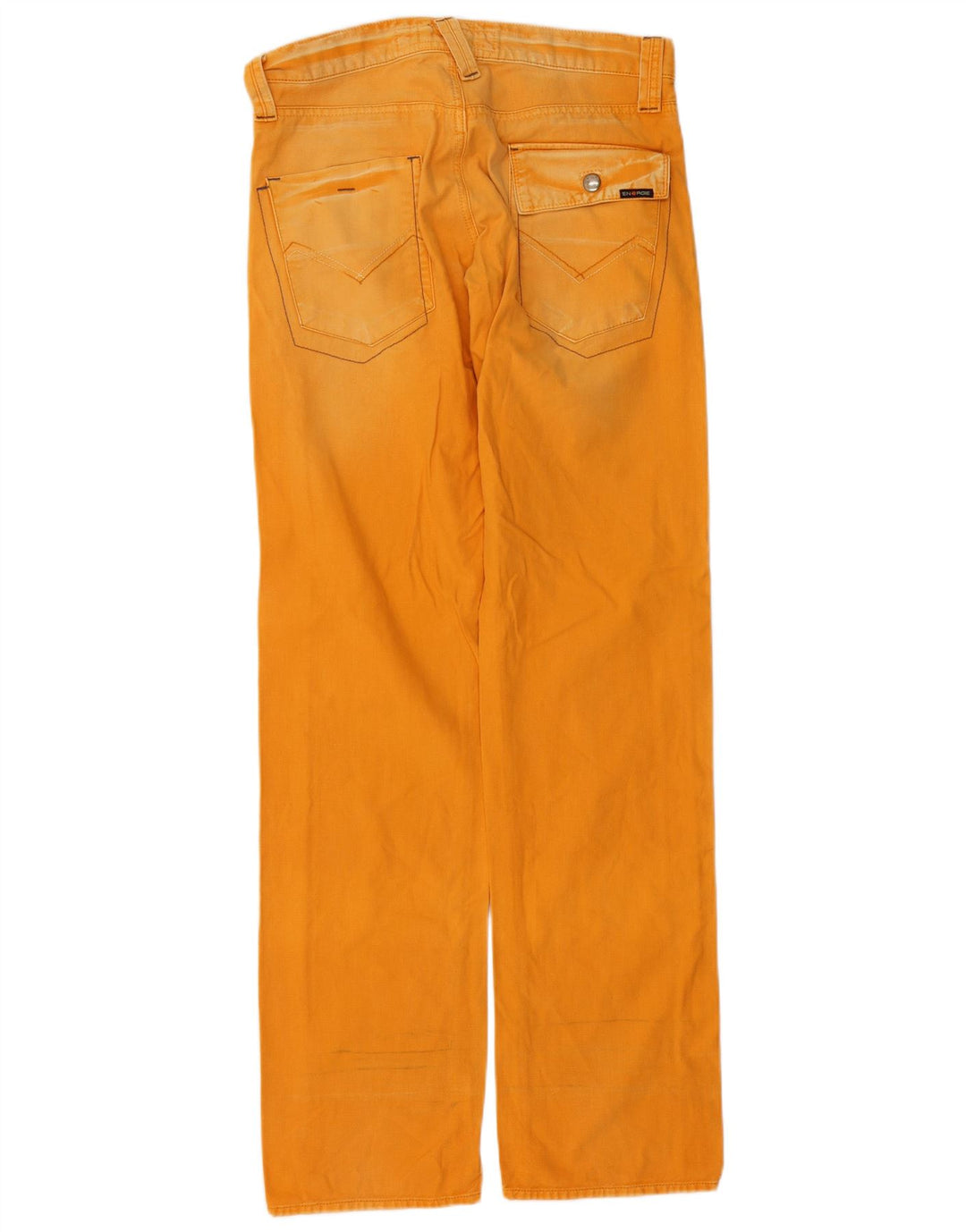 Jeans dritti da uomo ENERGIE W30 L34 cotone arancione