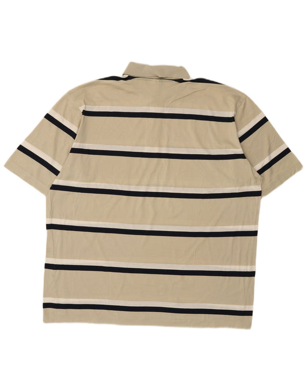 Polo da yachting da uomo Paul & Shark XL a righe beige