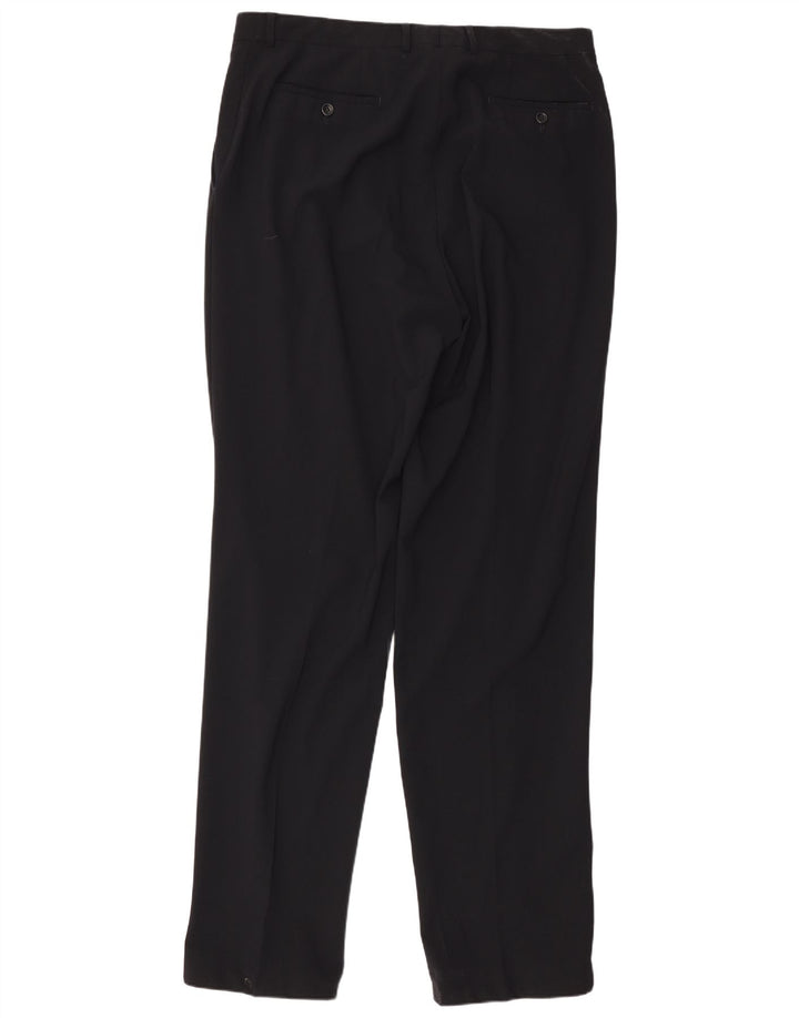 Pantaloni da abito dritti da uomo Armani W34 L36 neri