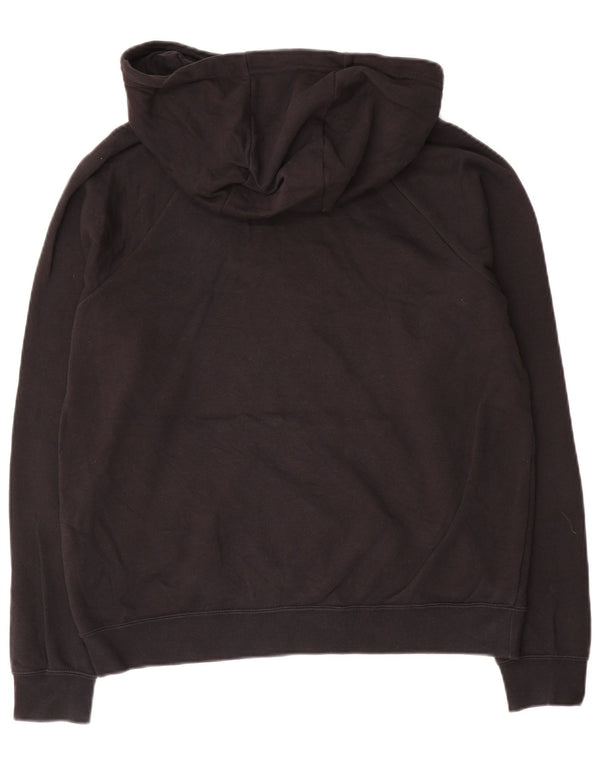 Maglia con cappuccio da donna Nike UK 14 Medium Black Cotton Sports