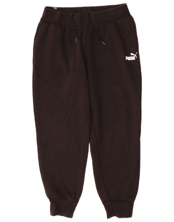 Pantaloni da tuta da donna Puma Joggers UK 14 Medium Black Cotton