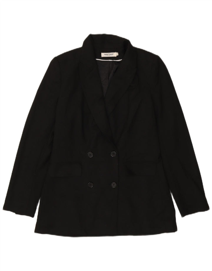 Giacca blazer doppiopetto da donna Naf EU 38 media nera