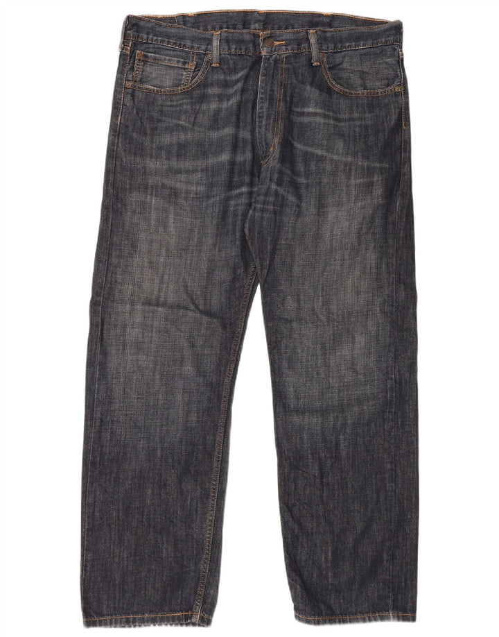 Levi's Uomo 505 Jeans dritti W38 L30 Blu Navy
