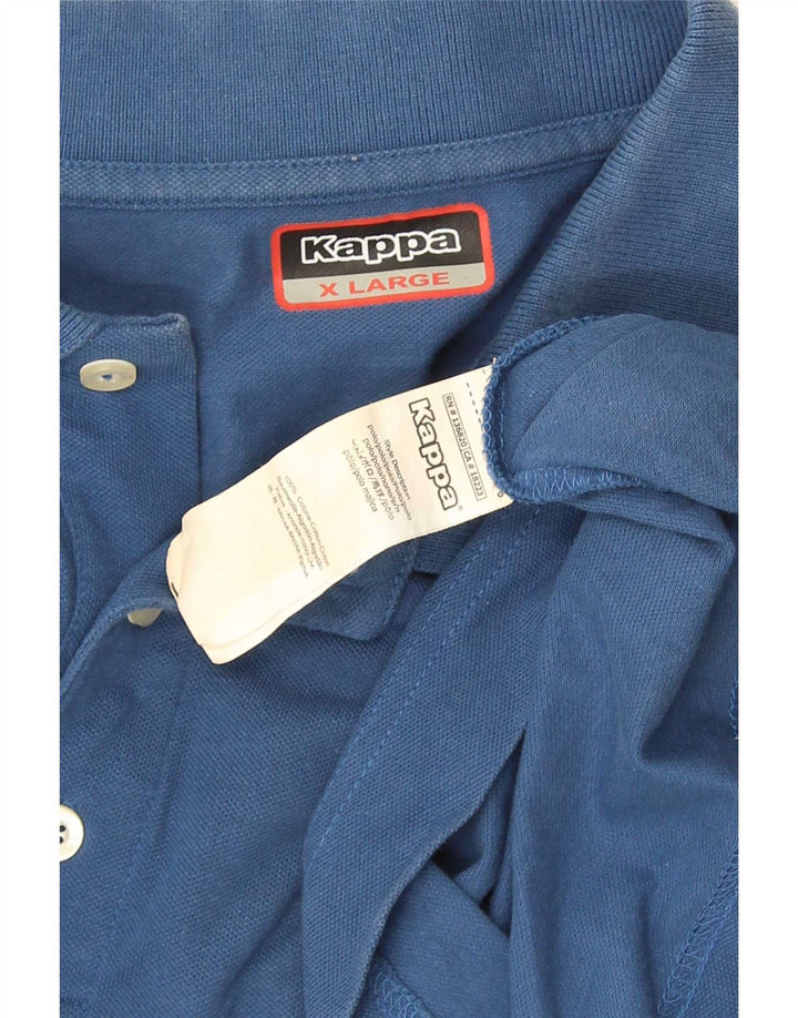 Polo Kappa Uomo XL Cotone Blu