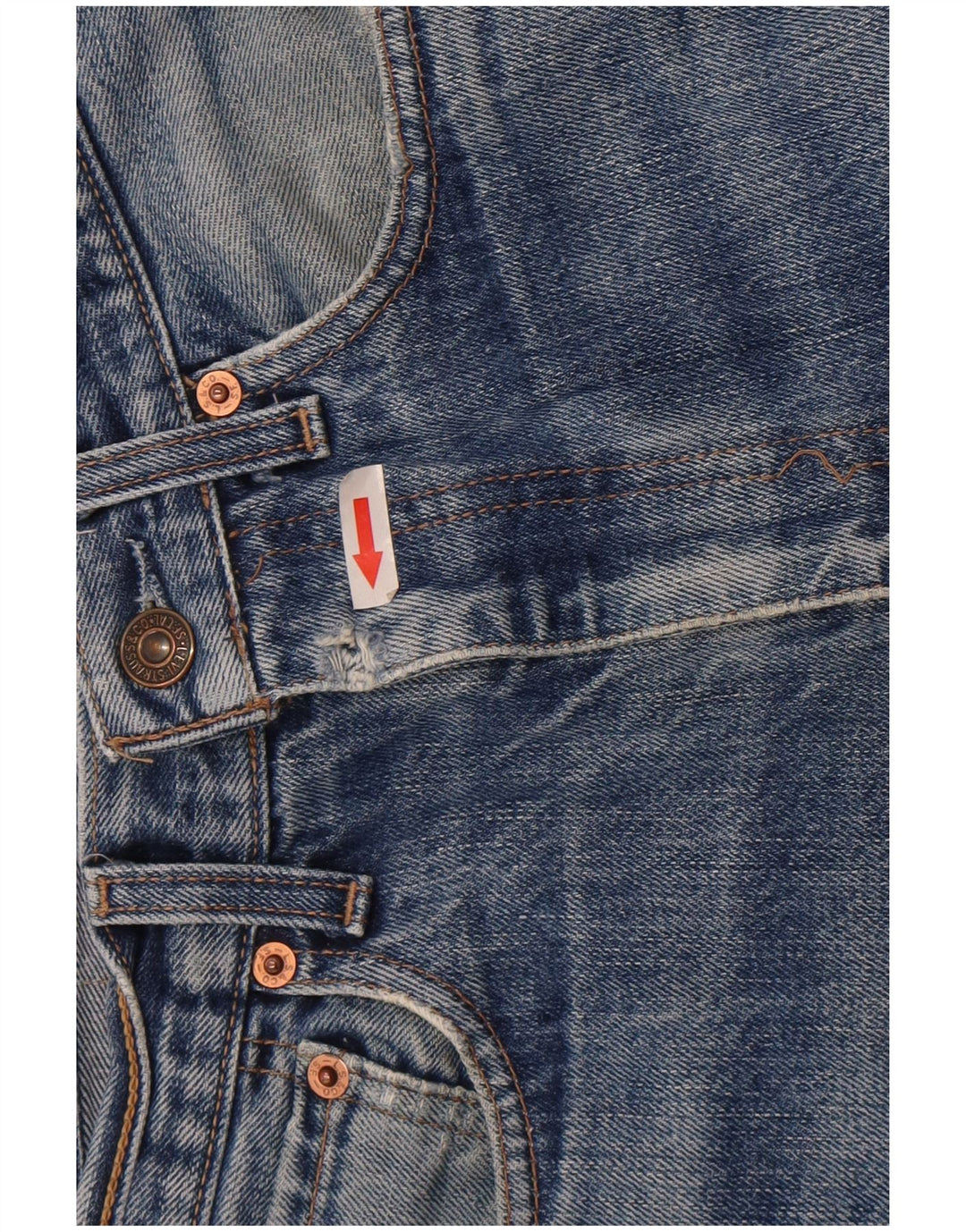 Jeans dritti da uomo Levi's W30 L30 Blu