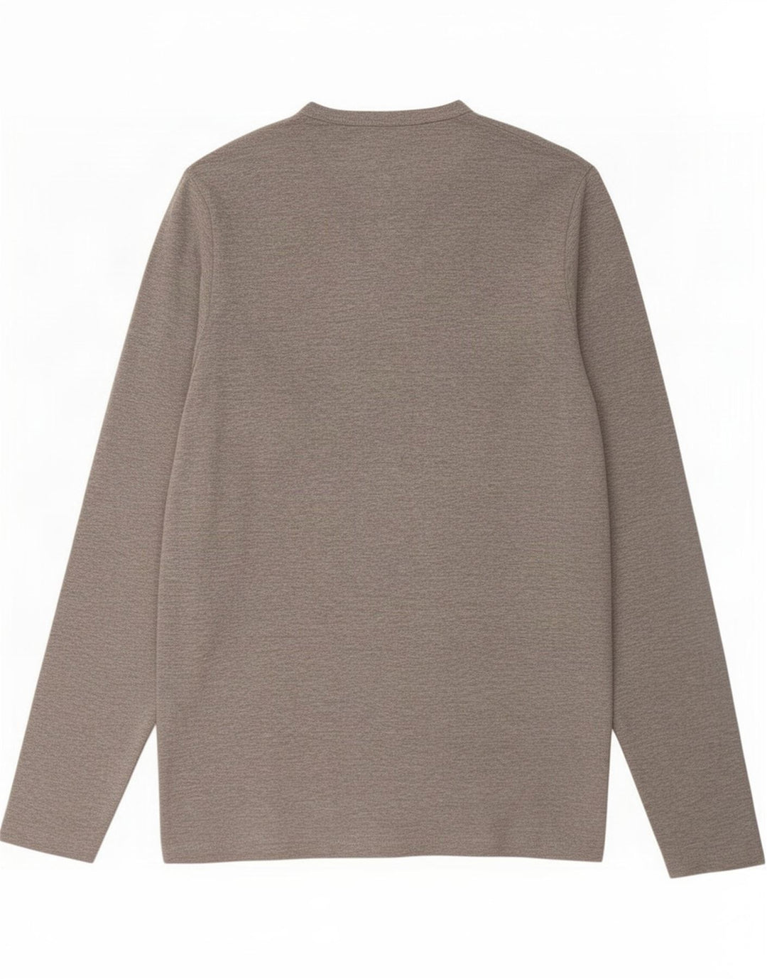 Jack & Jones Top da uomo a maniche lunghe in cotone screziato grigio medio