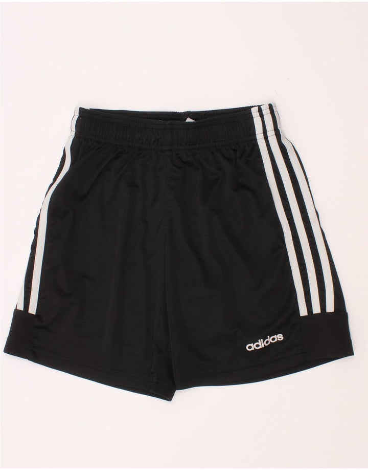Pantaloncini sportivi Adidas da ragazzo 11-12 anni in poliestere nero