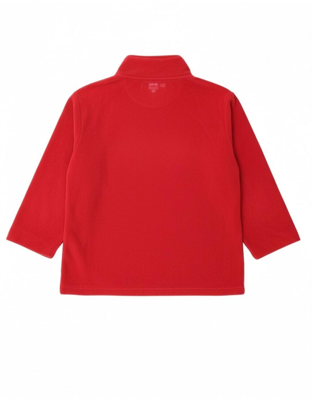 VINTAGE Womens Fleece Jacket UK 16 Large Red