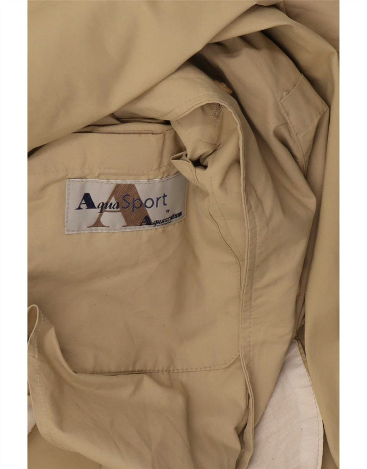 Trench Uomo Aquascutum IT 50 Large Beige Poliammide
