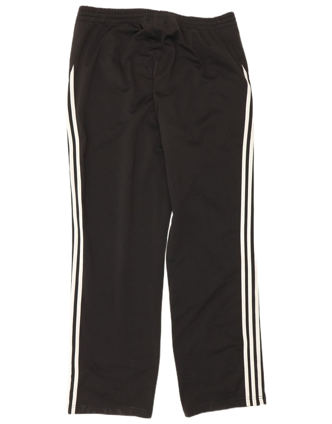 Pantaloni da tuta da uomo Adidas Large neri in poliestere