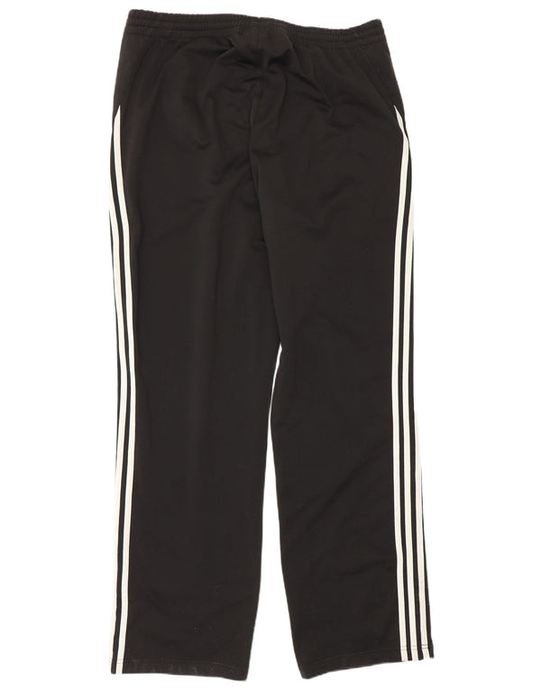 Pantaloni da tuta da uomo Adidas Large neri in poliestere