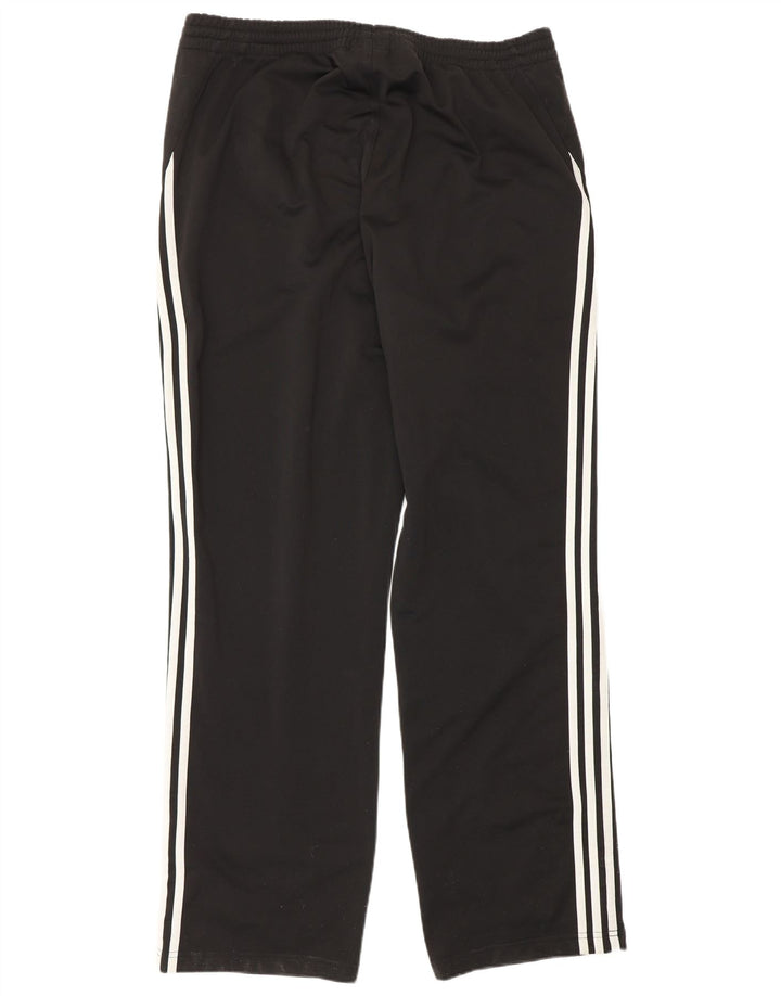 Pantaloni da tuta da uomo Adidas Large neri in poliestere
