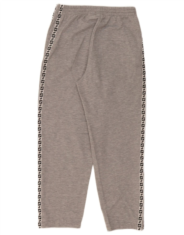 Pantaloni da tuta con grafica da uomo Lotto UK 36/38 Piccolo poliestere screziato grigio
