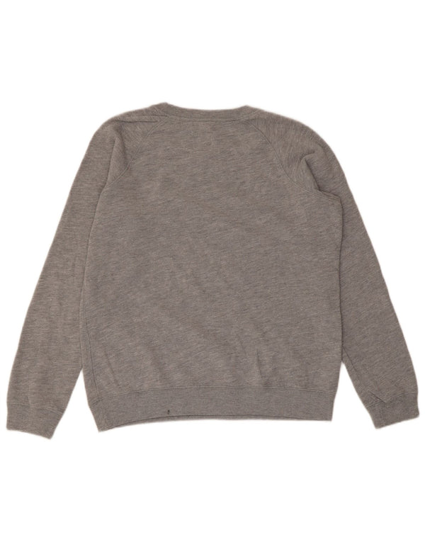 Felpa da donna Jack Wills Jumper UK 12 Cotone grigio medio