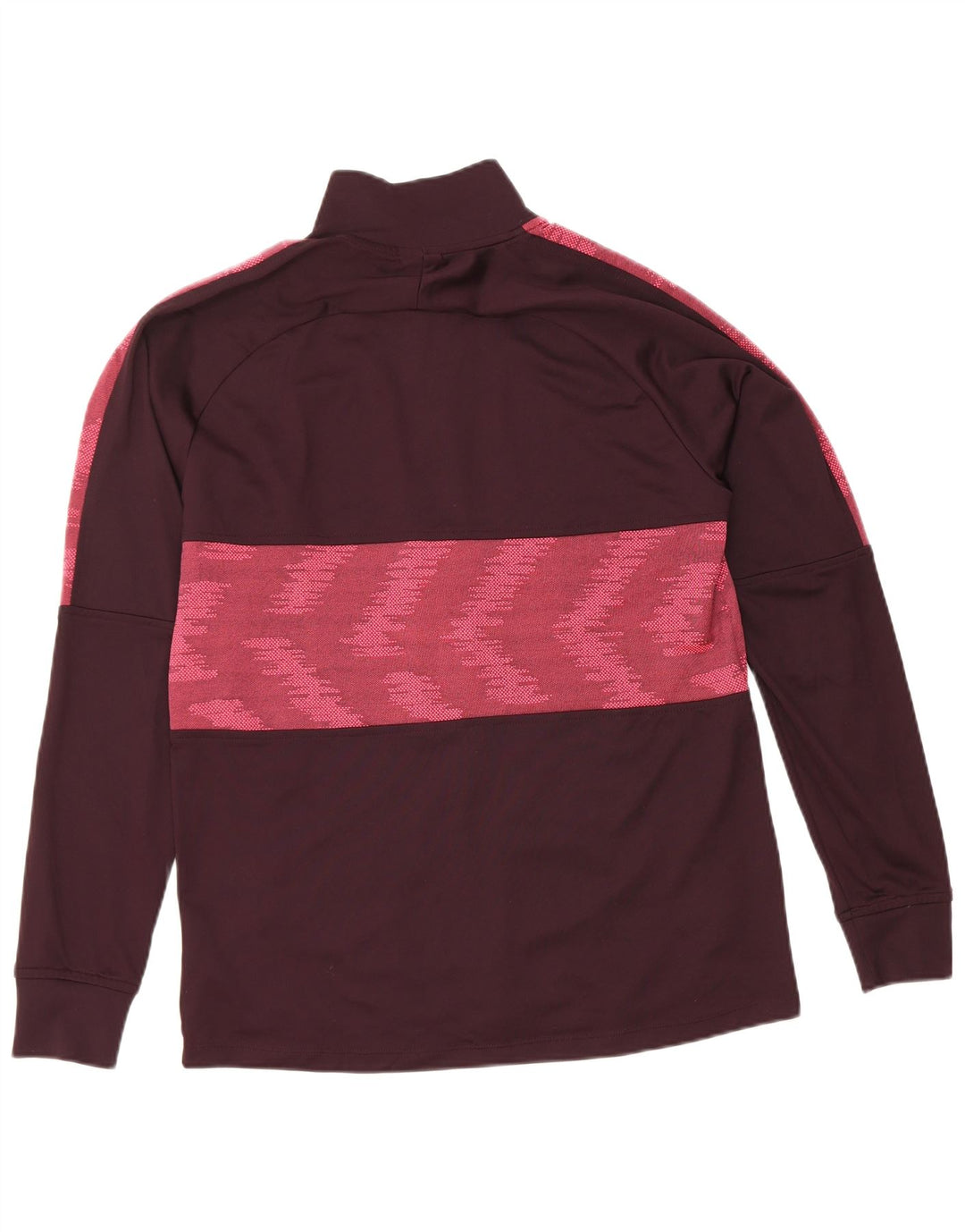 Giacca da tuta Nike Dri Fit da uomo, poliestere geometrico marrone medio medio