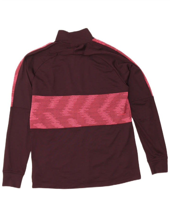 Giacca da tuta Nike Dri Fit da uomo, poliestere geometrico marrone medio medio