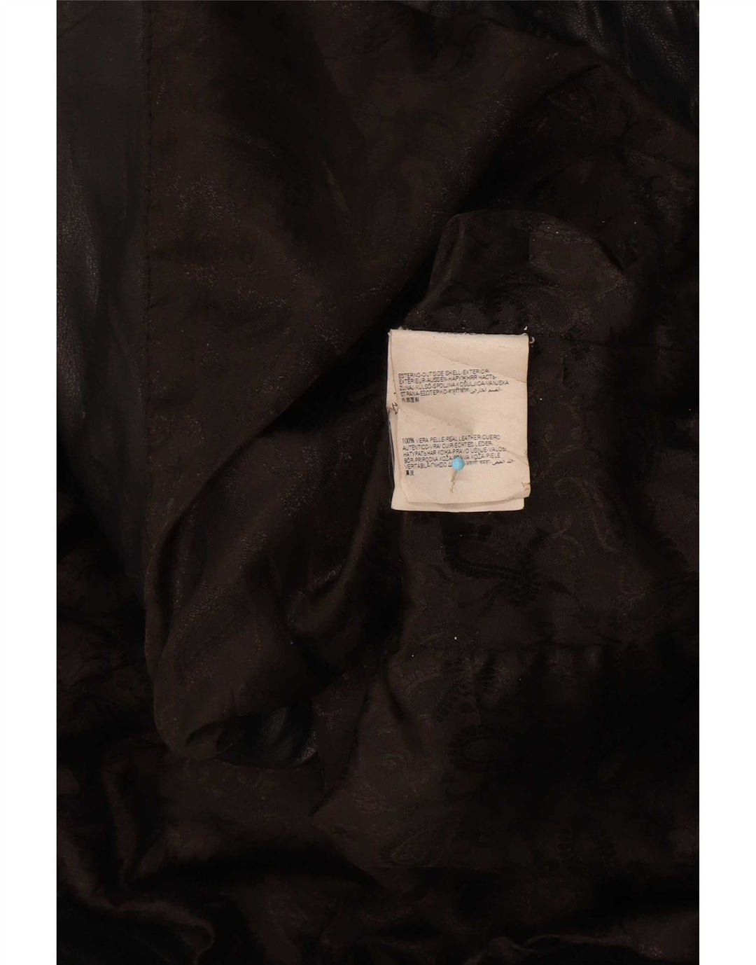 Giacca da motociclista in pelle da donna BVS EU 48 2XL Nera