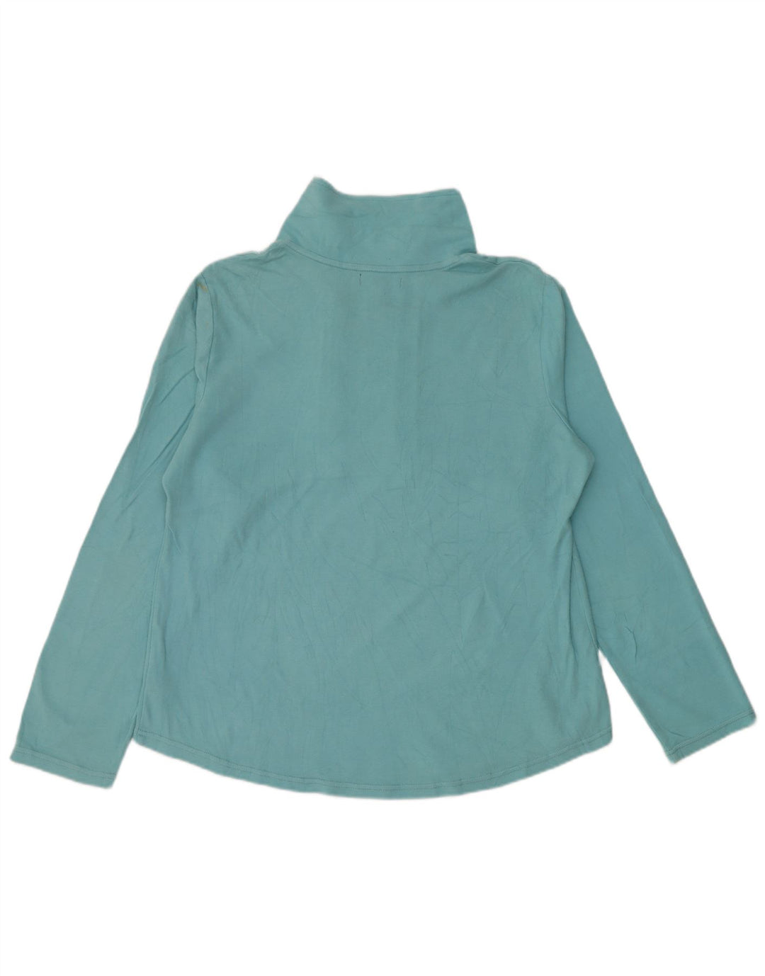 Top da tuta pullover con zip e collo da donna CHAPS UK 18 XL cotone blu