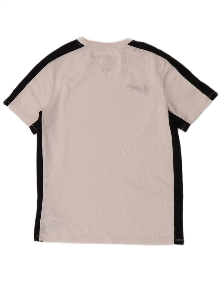 T-shirt da ragazzo Nike Dri Fit Top 12-13 anni Large in poliestere color block bianco