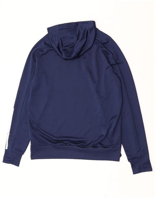 Adidas Mens Scaligera Basket Verona Graphic Hoodie Jumper Large Navy Blue