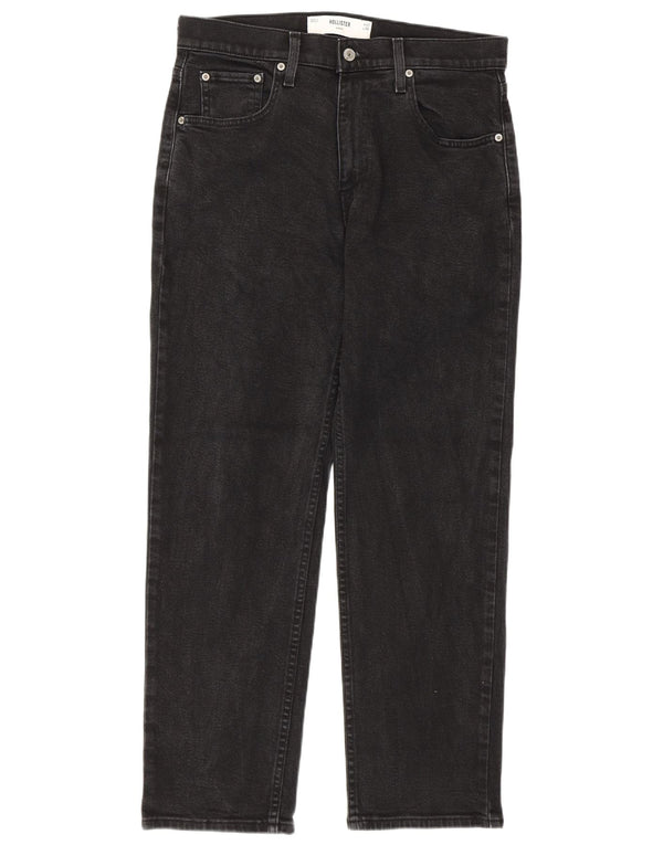 Jeans larghi da uomo Hollister W31 L30 cotone nero