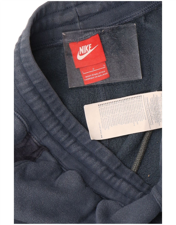 NIKE Pantaloni da tuta da uomo Joggers Large Blu Navy in cotone