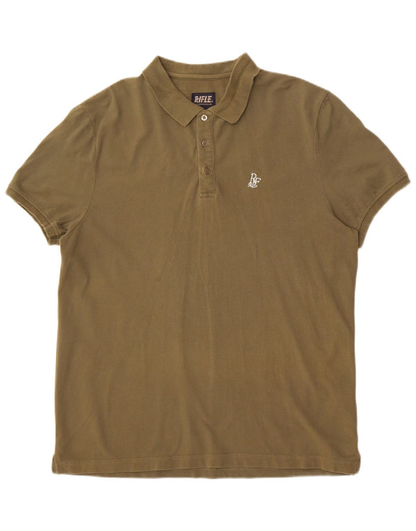 Polo da uomo Rifle 2XL cotone kaki