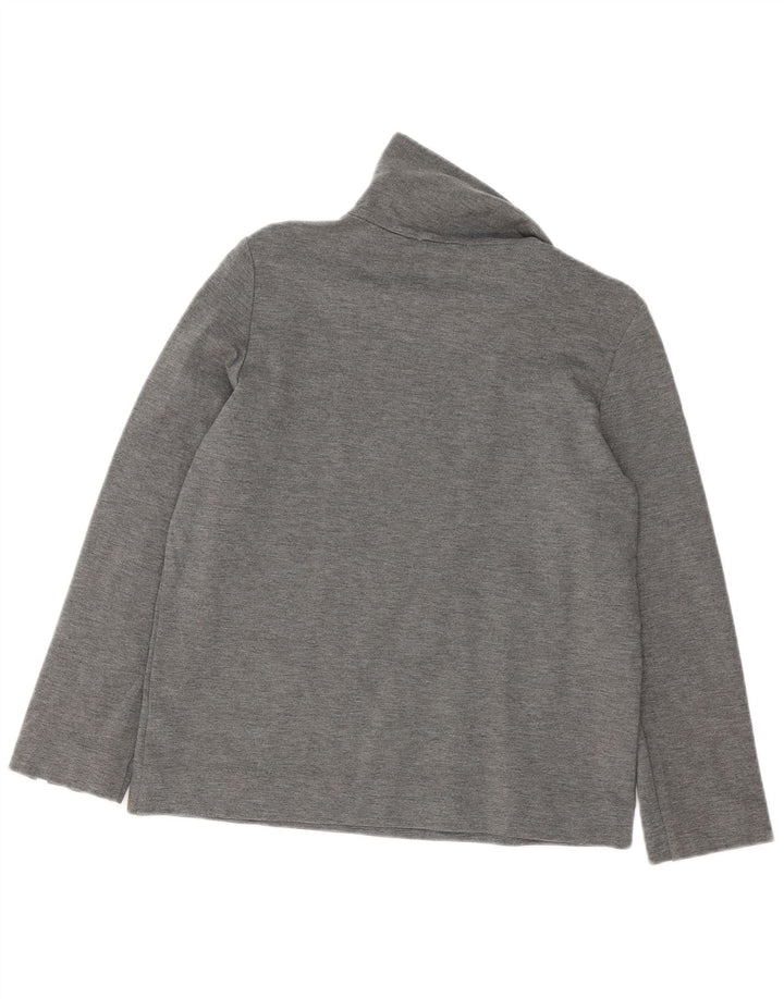 Cos Top oversize da donna a maniche lunghe EU 36 piccolo in viscosa grigia