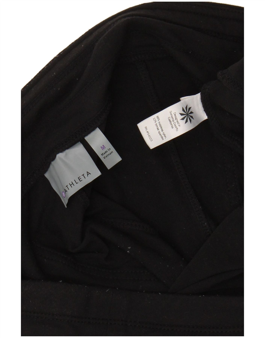 Pantaloni da tuta da donna ATHLETA UK 14 nylon nero medio