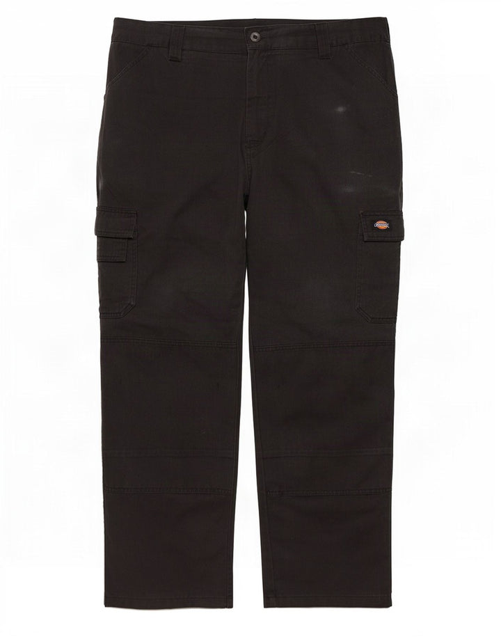 Pantaloni cargo dritti da uomo Dickies W44 L28 poliestere nero
