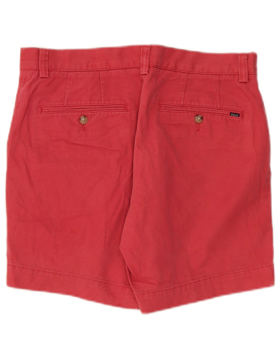 POLO RALPH LAUREN Pantaloncini chino da uomo W31 cotone rosso medio