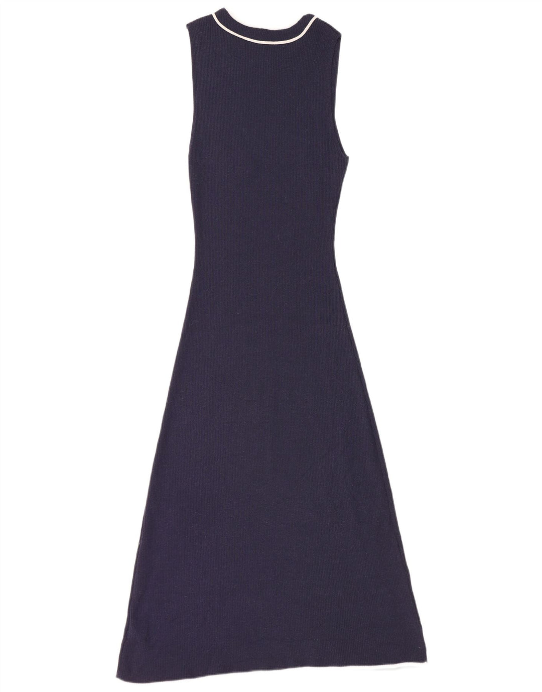 Abito maglione senza maniche da donna Marks & Spencer UK 12 blu navy medio