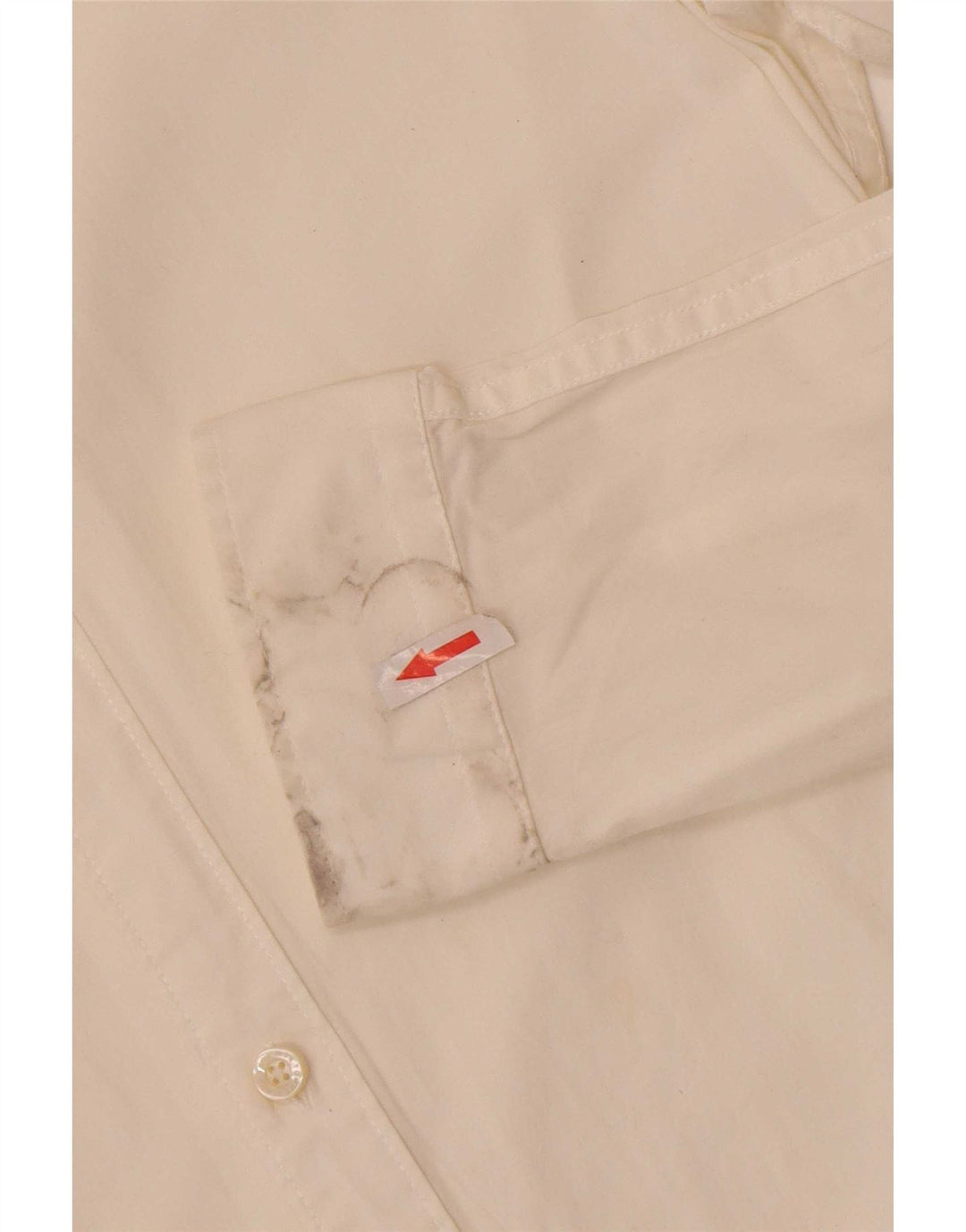 Camicia slim fit da uomo Tommy Hilfiger in cotone bianco sporco medio