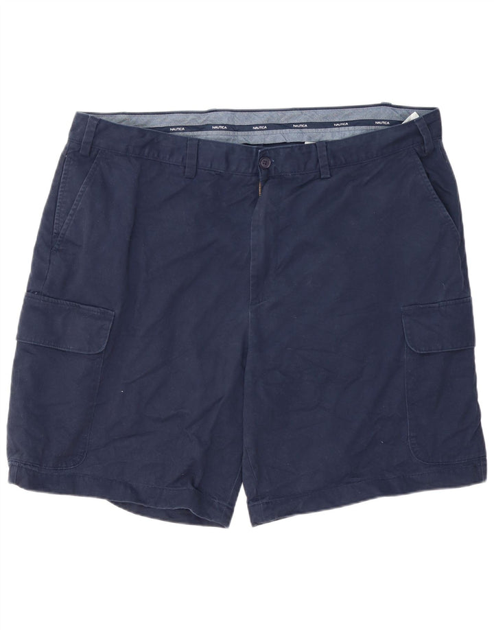 Pantaloncini cargo da uomo NAUTICA W44 2XL cotone blu navy