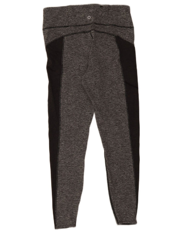 Pantaloni da tuta corti Marks & Spencer da donna UK 14 Large Grigio Colourblock