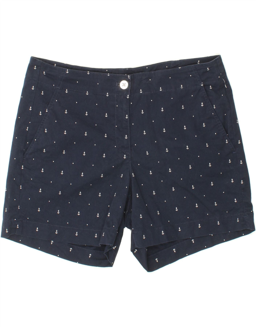 NAUTICA Womens Chino Shorts US 10 Large W32 Navy Blue Vintage Nautica and Second-Hand Nautica from Messina Hembry 