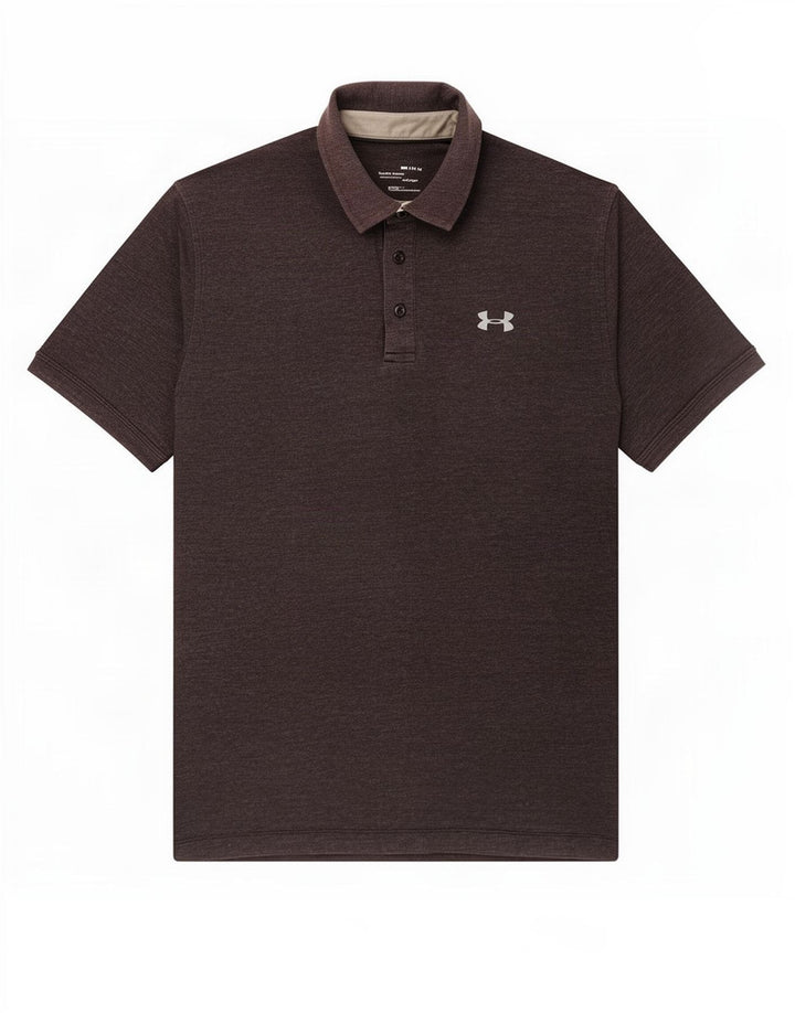 Polo Under Armour da uomo Heat Gear grigio medio