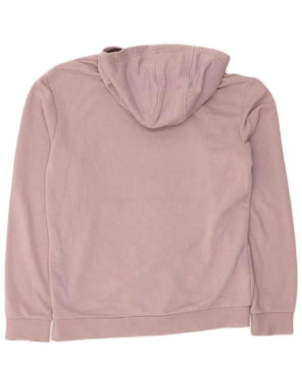 Felpa con cappuccio grafica Adidas da ragazzo 13-14 anni in cotone viola