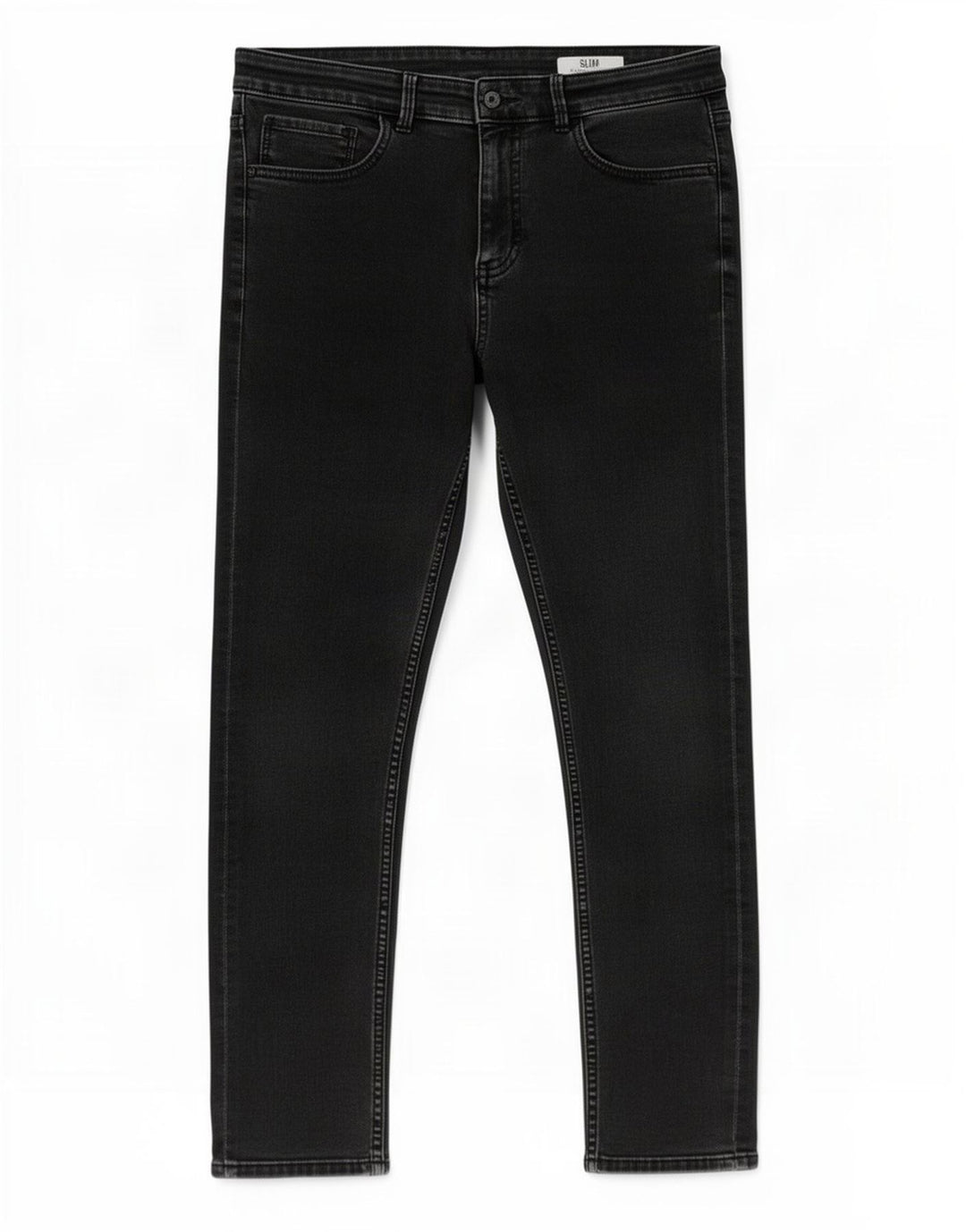 Jeans slim da donna Marks & Spencer UK 12 medio W30 L28 cotone nero