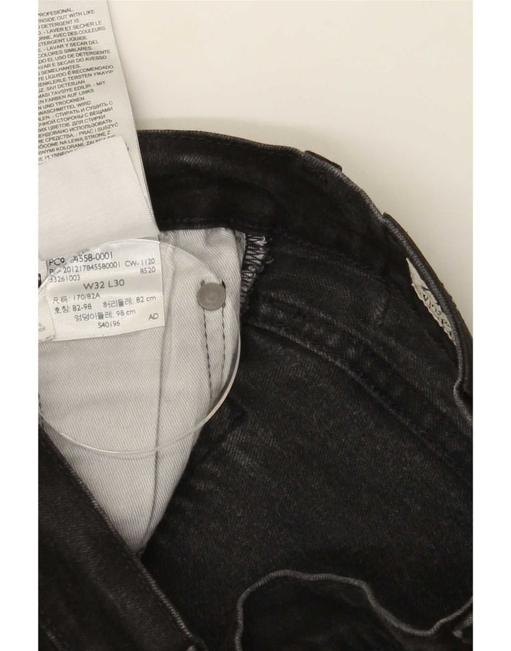 Jeans slim da uomo Levi's W32 L30 cotone nero