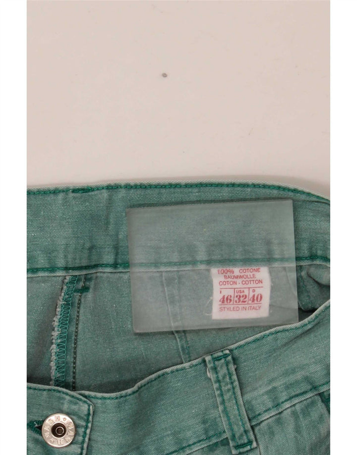 Pantaloncini casual con ancoraggio da donna Mash IT 46 Large W32 Cotone verde