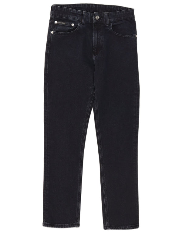 Jeans slim da ragazzo Calvin Klein 13-14 anni W28 L26 Blu navy