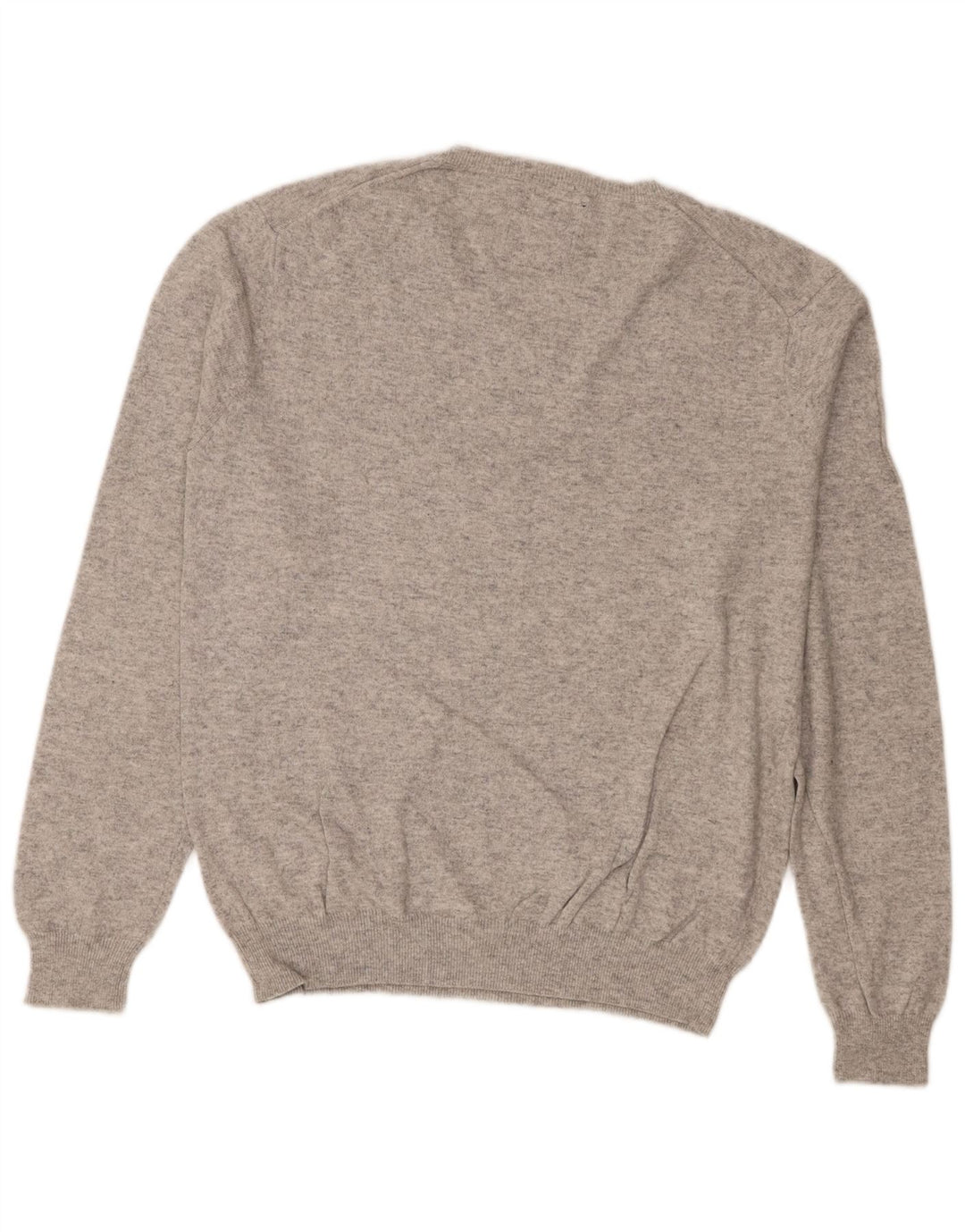 Maglione da uomo con scollo a V Sun68 grande cotone grigio